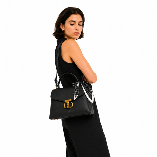 Sac à Main Luxe Noir Premium pour Femme – Élégance Intemporelle