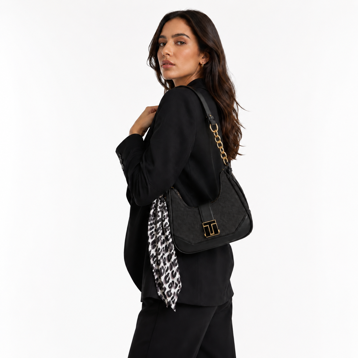 Sac à Main Élégance Milano – Beige & Noir