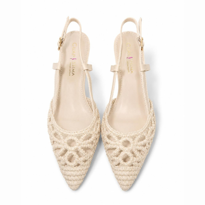 Escarpins Slingback Élégance Tressée