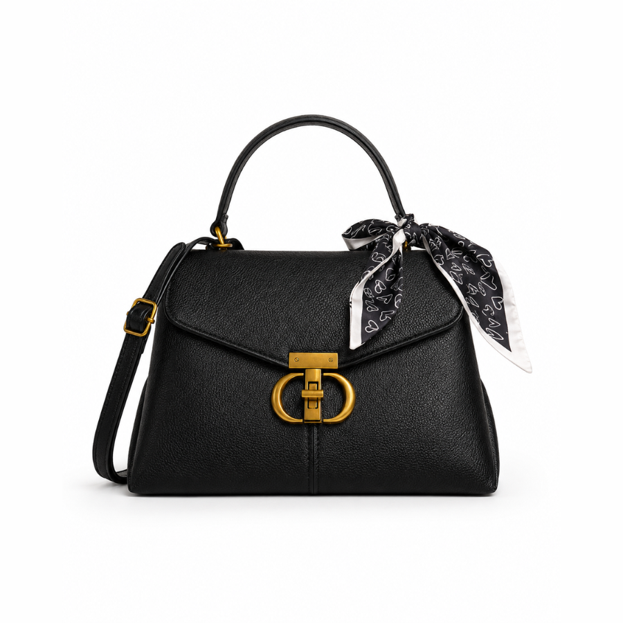 Sac à Main Luxe Noir Premium pour Femme – Élégance Intemporelle