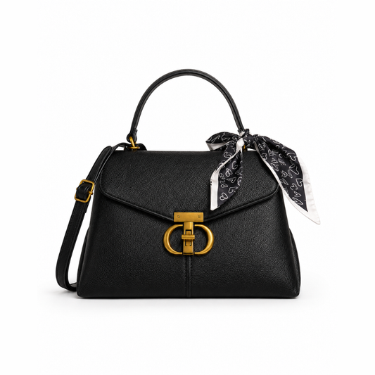 Sac à Main Luxe Noir Premium pour Femme – Élégance Intemporelle