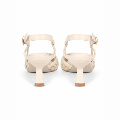 Escarpins Slingback Élégance Tressée