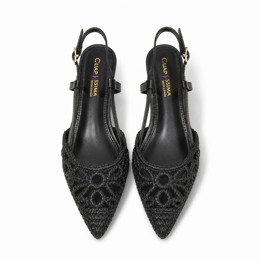 Escarpins Slingback Élégance Tressée