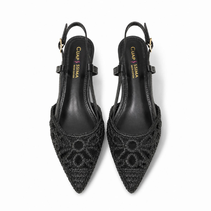 Escarpins Slingback Élégance Tressée