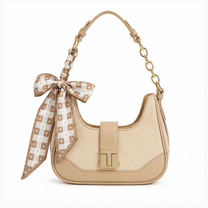 Sac à Main Élégance Milano – Beige & Noir