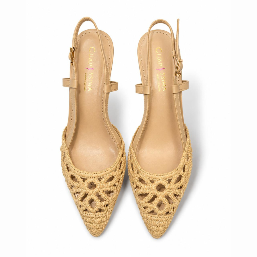 Escarpins Slingback Élégance Tressée