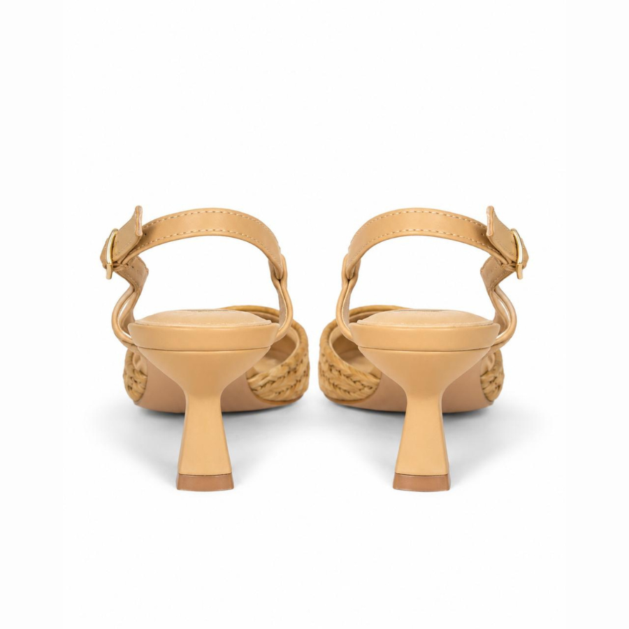 Escarpins Slingback Élégance Tressée
