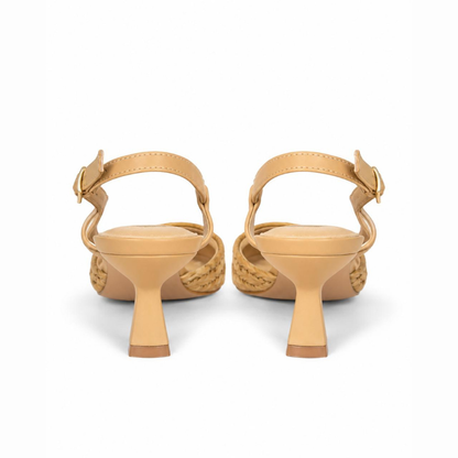 Escarpins Slingback Élégance Tressée