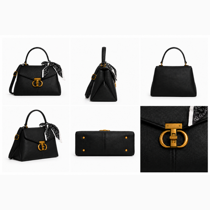 Sac à Main Luxe Noir Premium pour Femme – Élégance Intemporelle